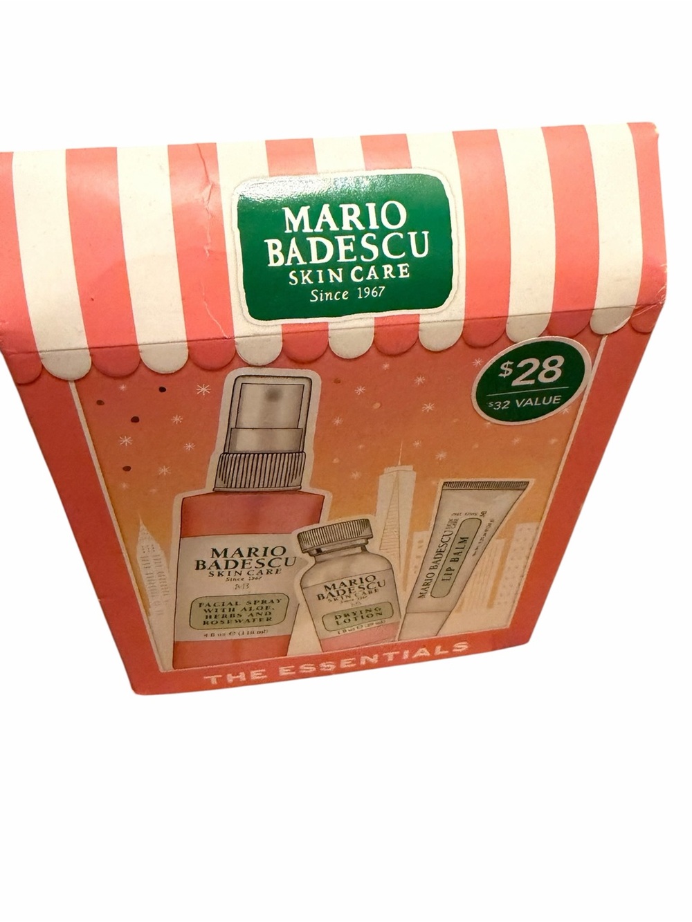 Mario Badescu Pink and Green Travel Primer & Essentials Set